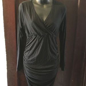 medium casual black maternity dress